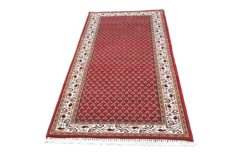 Tapis de couloir Tapis persan - Mir - 203 x 82 cm - rouge