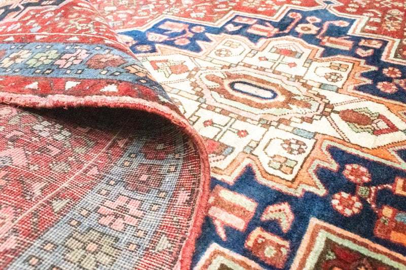 Tapis persan - Nomadic - 195 x 136 cm - rouge