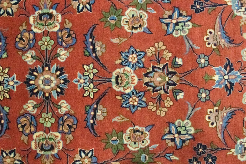 Tapis de couloir Tapis persan - Tabriz - 288 x 95 cm - rouille