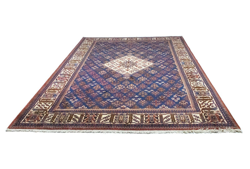 Tapis persan - Nomadic - 318 x 229 cm - bleu