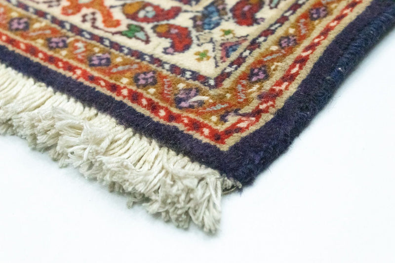 Tapis de couloir Tapis persan - Bidjar - 197 x 57 cm - bleu
