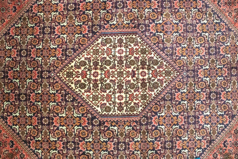 Tapis persan - Bidjar - 314 x 208 cm - bleu