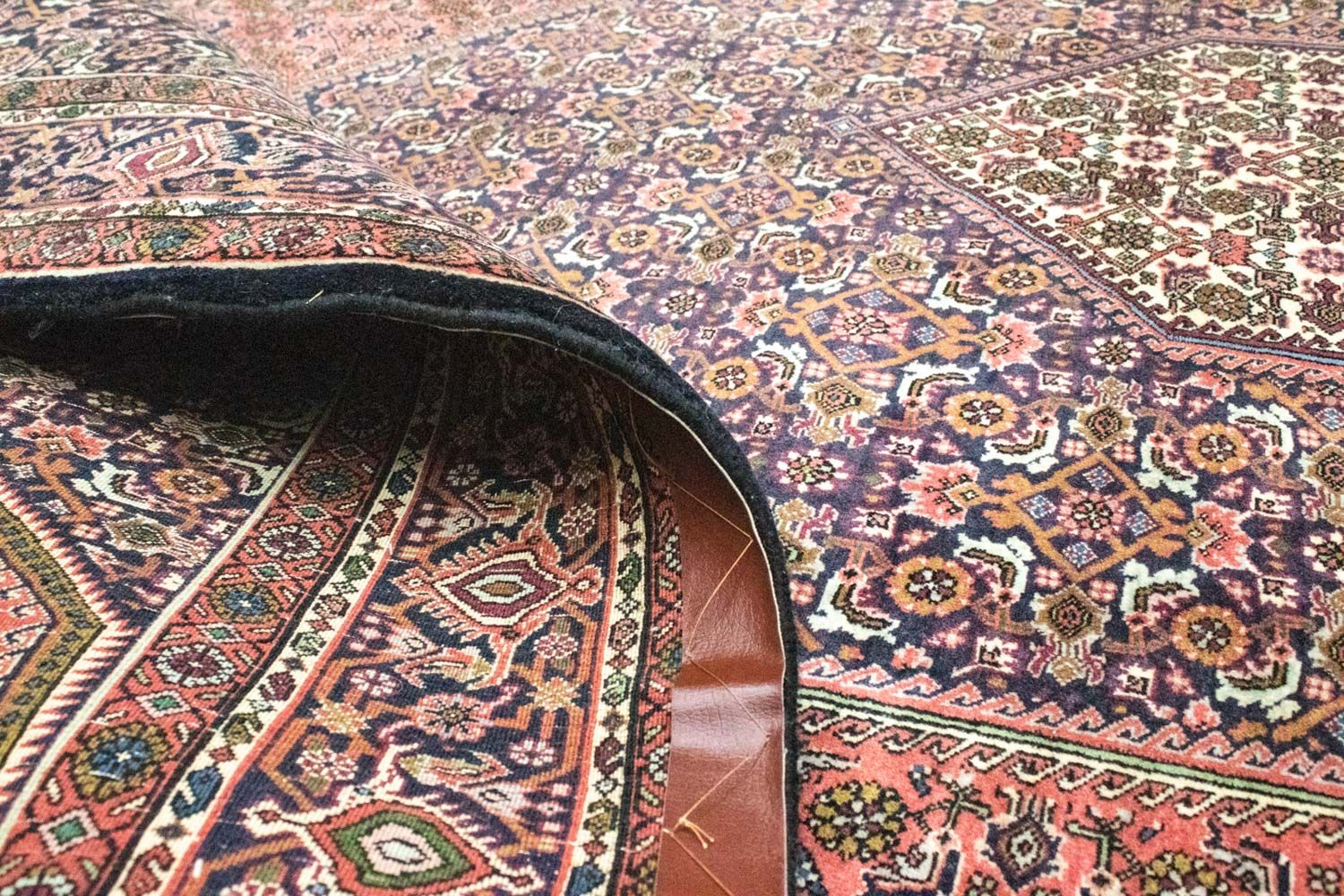 Tapis persan - Bidjar - 314 x 208 cm - bleu