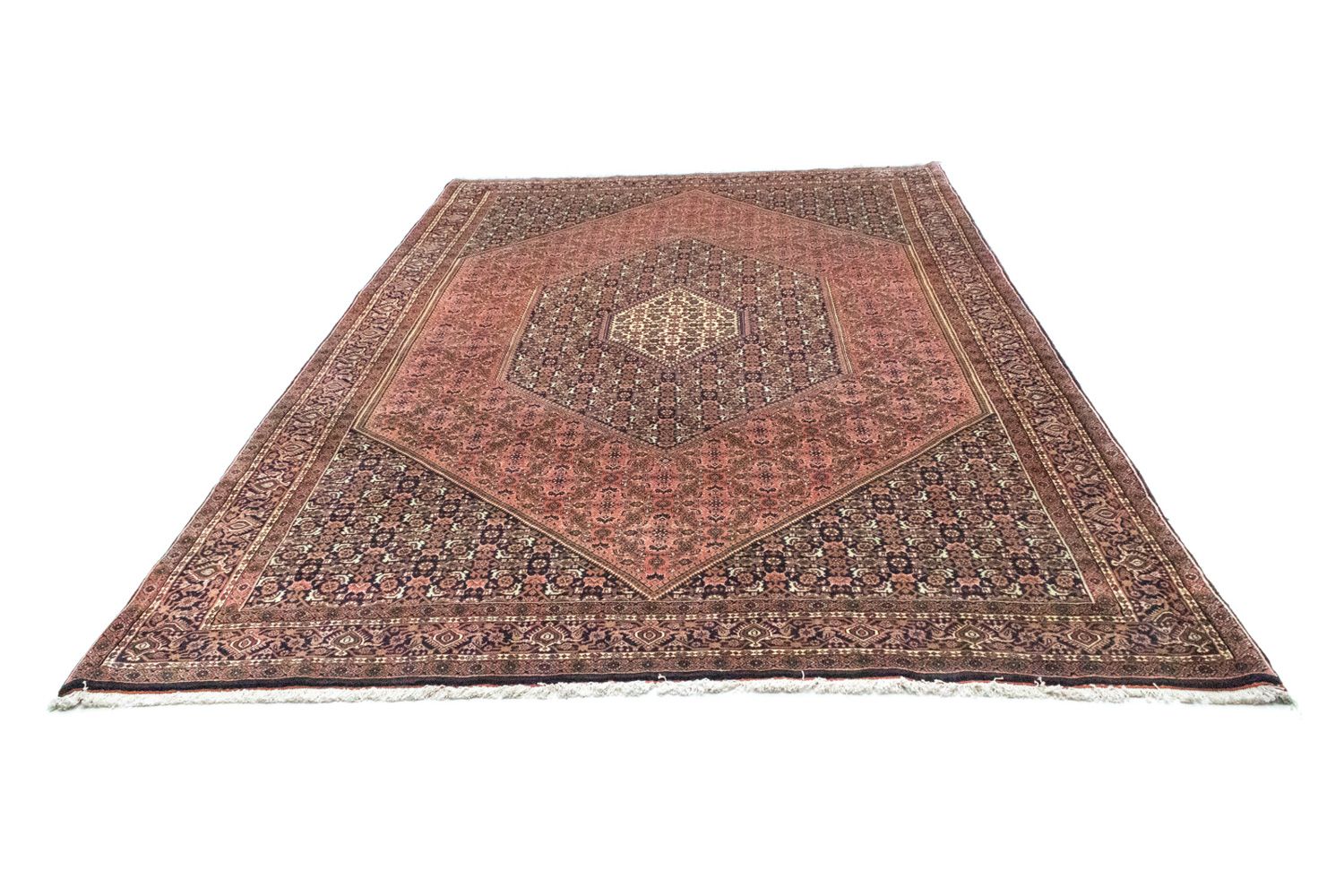 Tapis persan - Bidjar - 314 x 208 cm - bleu
