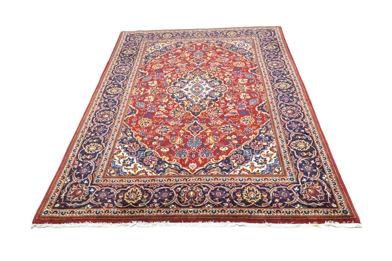 Tapis persan - Keshan - 210 x 135 cm - rouge