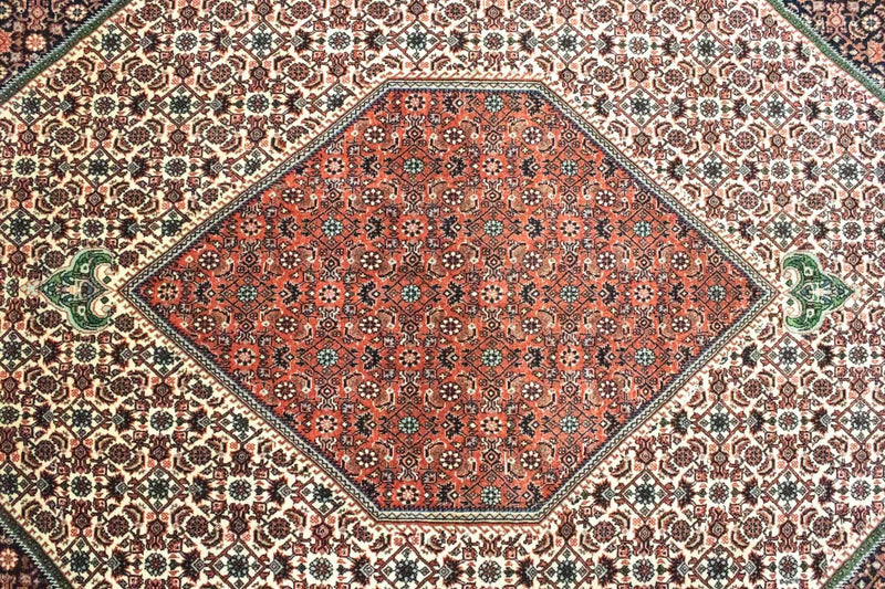 Tapis persan - Bidjar - 300 x 199 cm - rouge