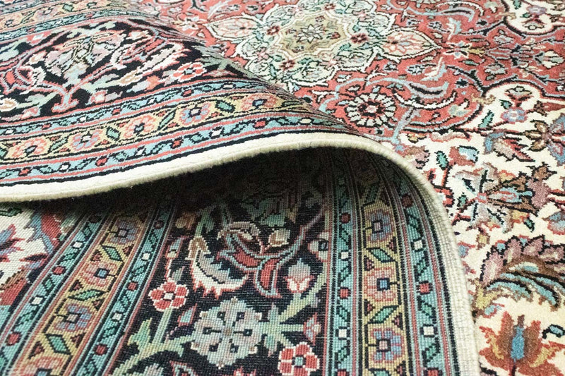 Tapis en soie - Soie du Cachemire - 218 x 153 cm - beige