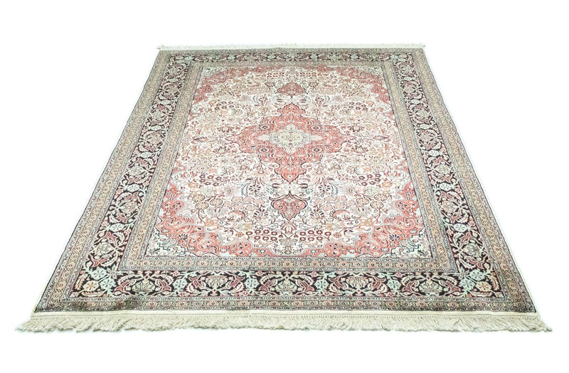 Tapis en soie - Soie du Cachemire - 218 x 153 cm - beige