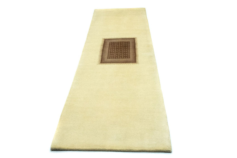 Tapis de couloir Tapis Gabbeh - Loribaft Persan - 271 x 70 cm - beige