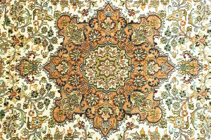 Tapis en soie - Soie du Cachemire - 308 x 217 cm - beige
