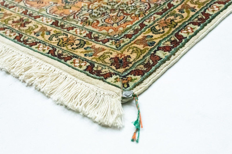 Tapis en soie - Soie du Cachemire - 308 x 217 cm - beige