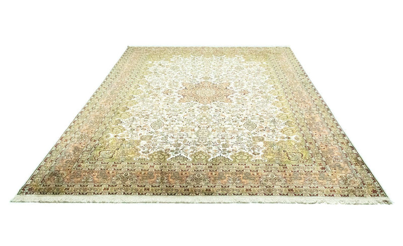 Tapis en soie - Soie du Cachemire - 308 x 217 cm - beige