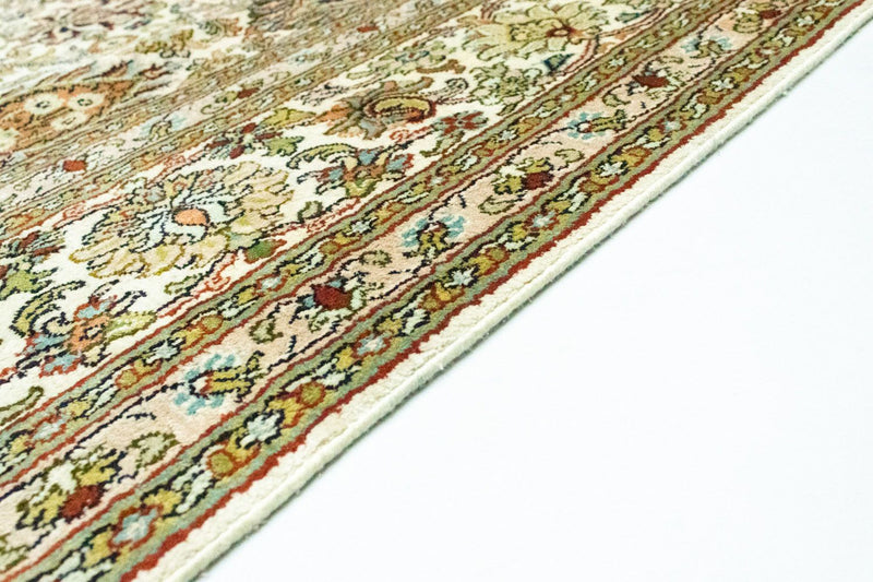 Tapis en soie - Soie du Cachemire - 274 x 184 cm - beige