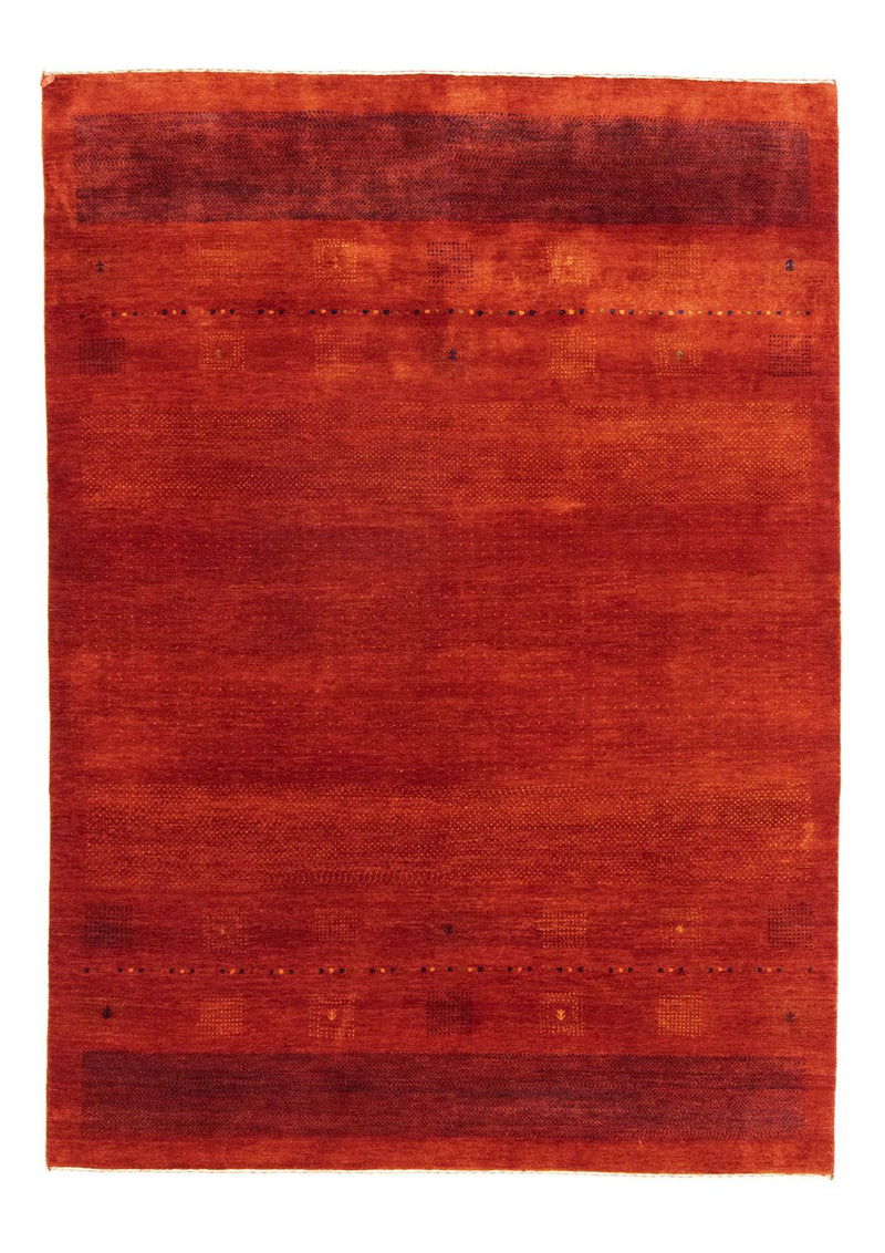 Tapis Gabbeh - Indus - 232 x 169 cm - rouge