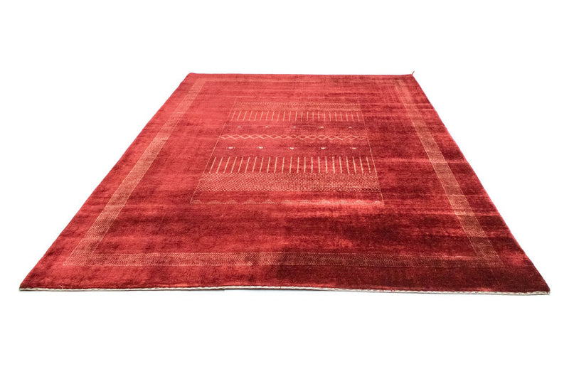 Tapis Gabbeh - Indus - 291 x 204 cm - rouge