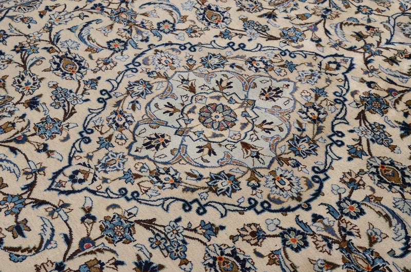 Tapis persan - Keshan - 349 x 248 cm - beige