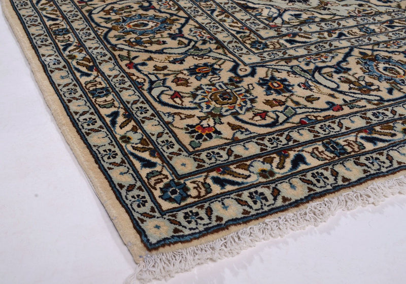 Tapis persan - Keshan - 349 x 248 cm - beige