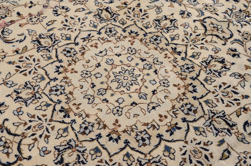 Tapis persan - Keshan - 343 x 242 cm - beige