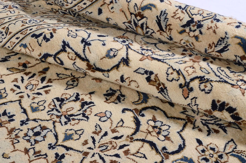 Tapis persan - Keshan - 343 x 242 cm - beige