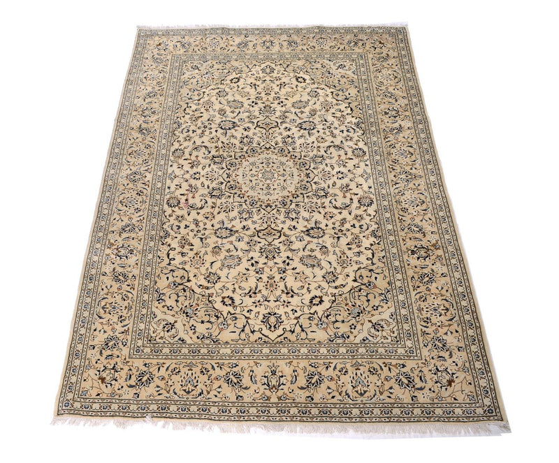 Tapis persan - Keshan - 343 x 242 cm - beige