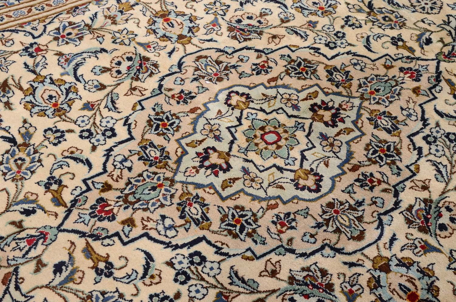 Tapis persan - Keshan - 314 x 192 cm - beige