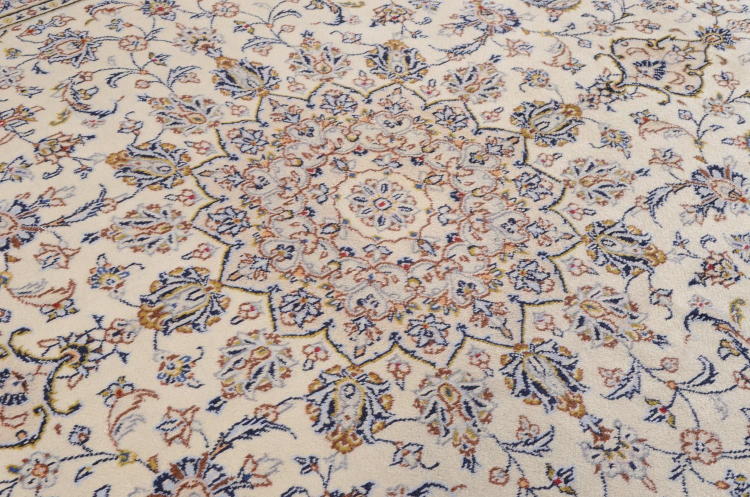 Tapis persan - Keshan - 344 x 250 cm - beige