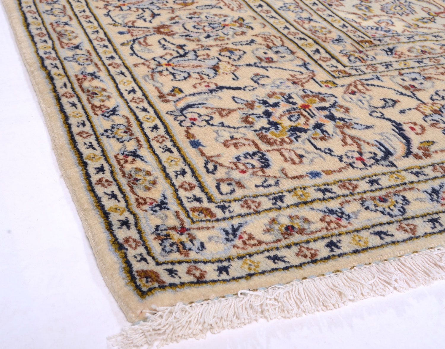 Tapis persan - Keshan - 344 x 250 cm - beige