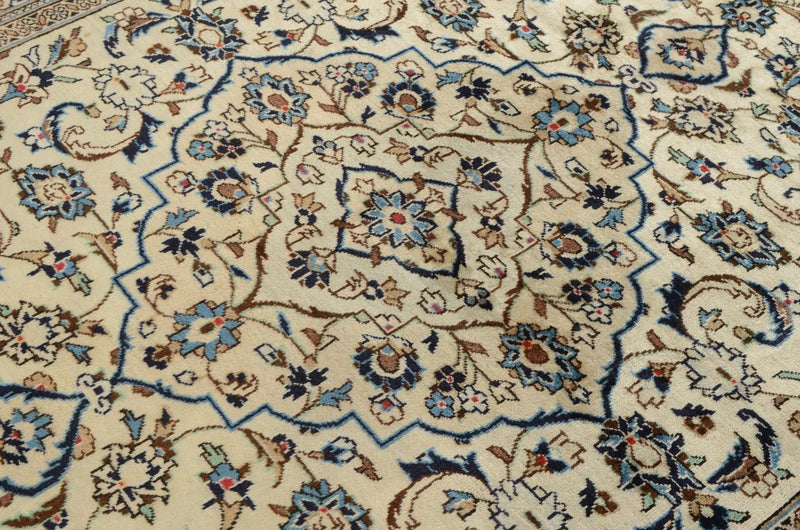 Tapis persan - Keshan - 302 x 194 cm - beige