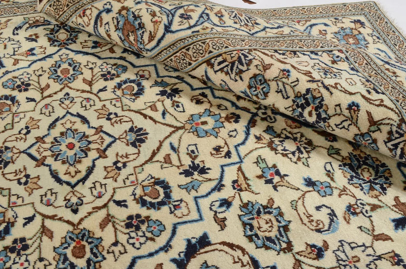 Tapis persan - Keshan - 302 x 194 cm - beige