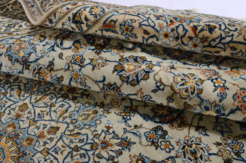 Tapis persan - Keshan - 363 x 240 cm - vert