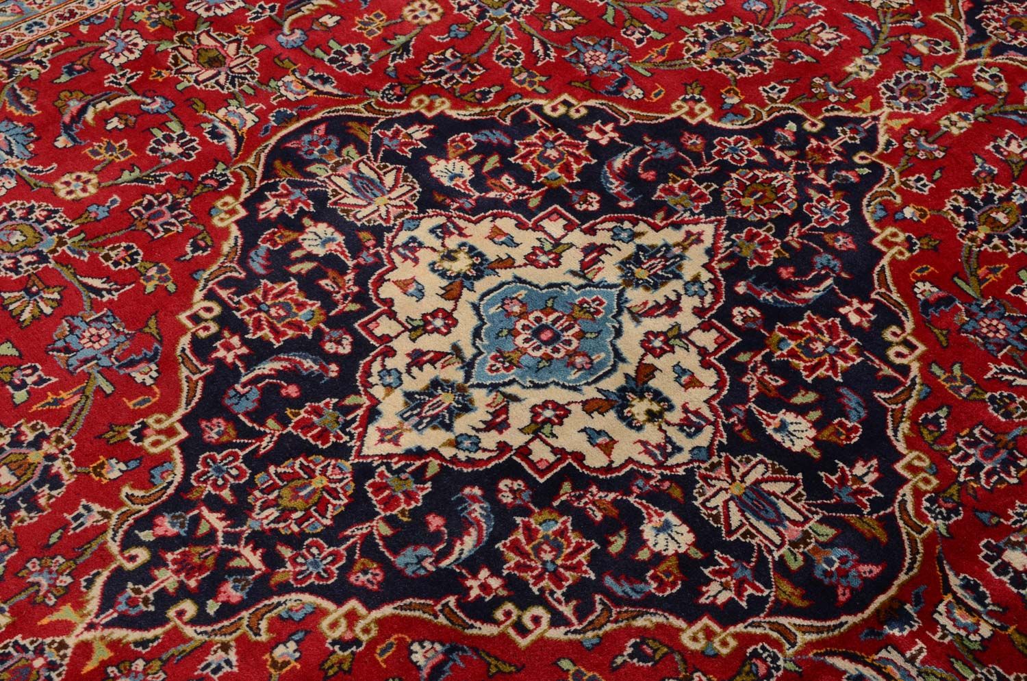 Tapis persan - Keshan - 345 x 237 cm - rouge