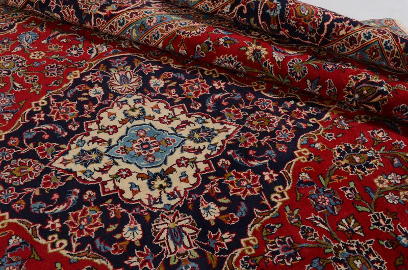 Tapis persan - Keshan - 345 x 237 cm - rouge