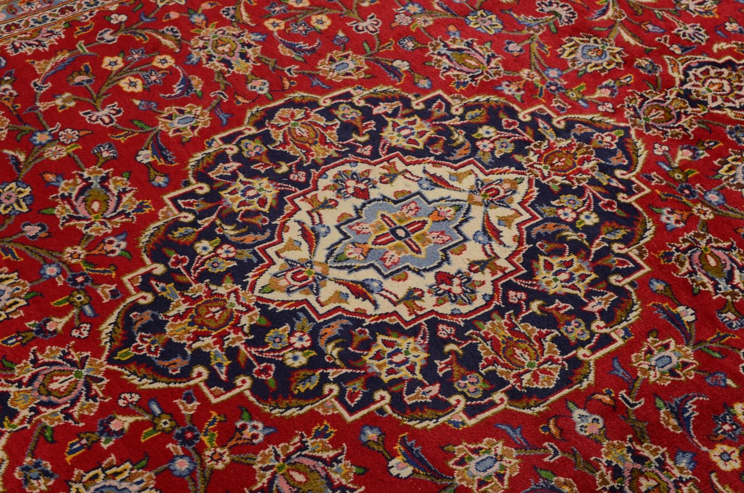 Tapis persan - Keshan - 359 x 242 cm - rouge