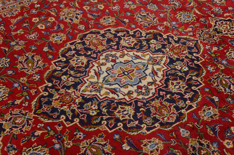 Tapis persan - Keshan - 359 x 242 cm - rouge