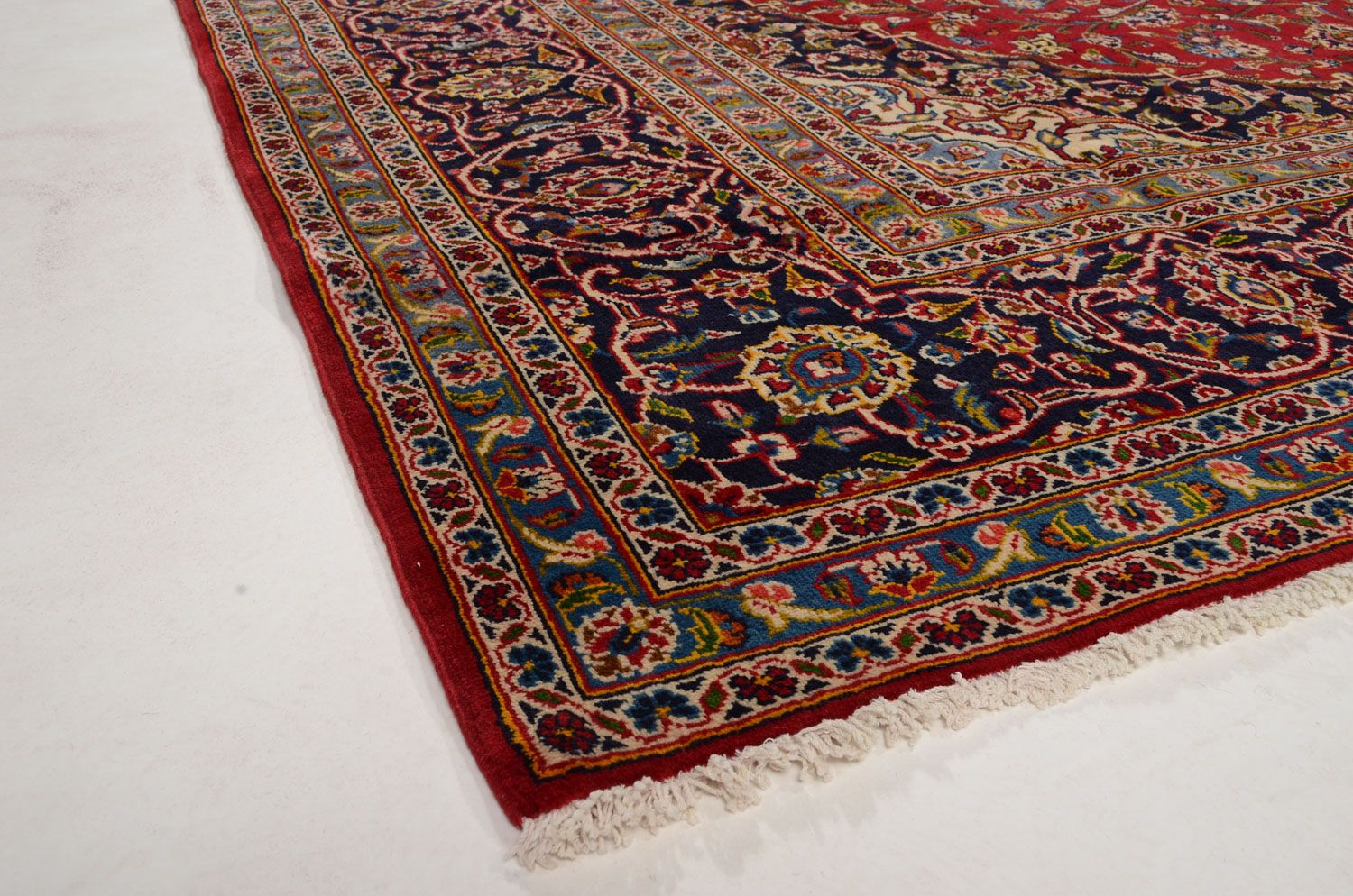 Tapis persan - Keshan - 359 x 242 cm - rouge