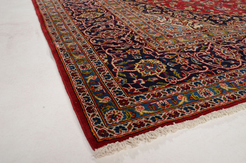 Tapis persan - Keshan - 359 x 242 cm - rouge