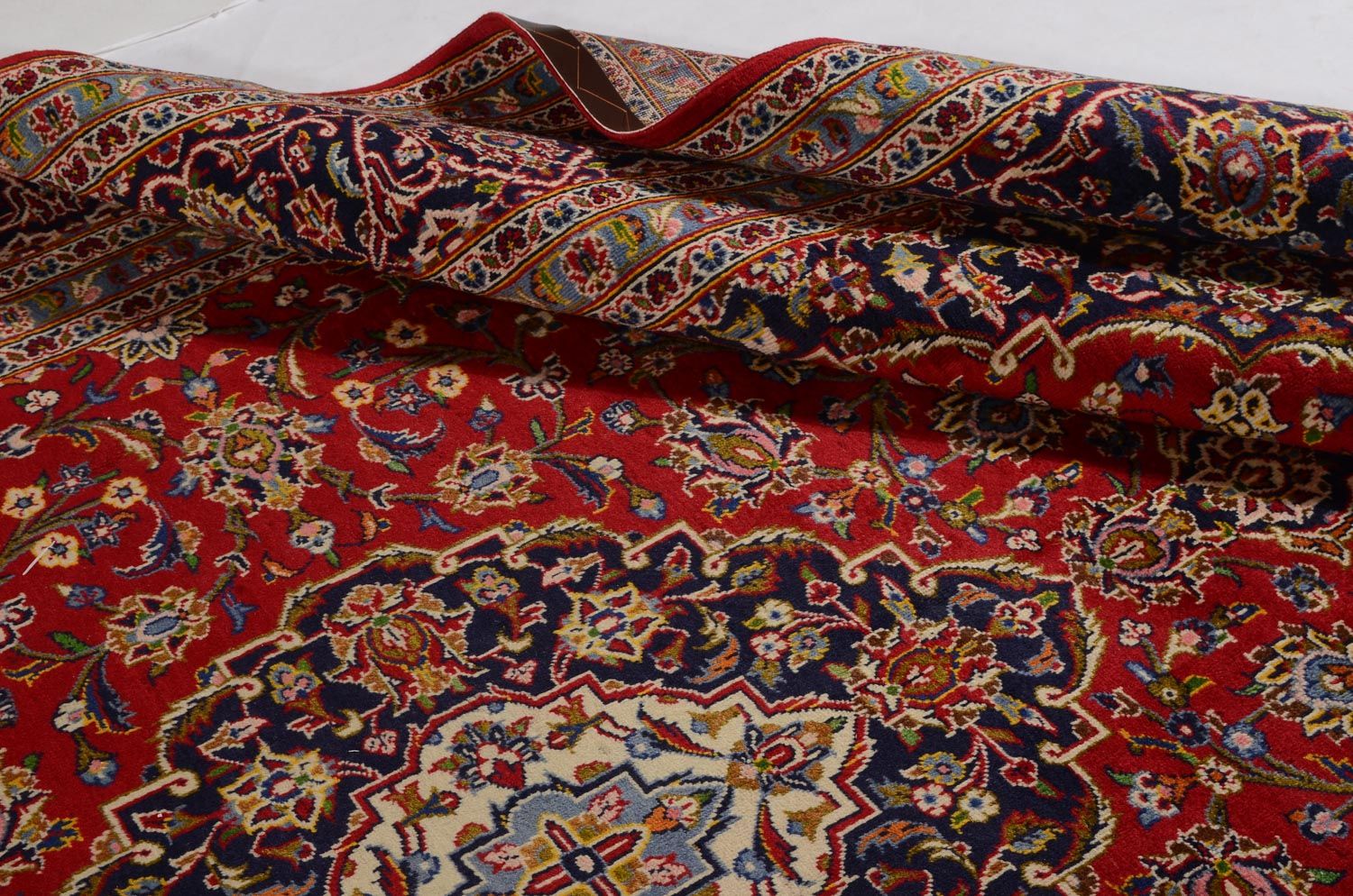 Tapis persan - Keshan - 359 x 242 cm - rouge