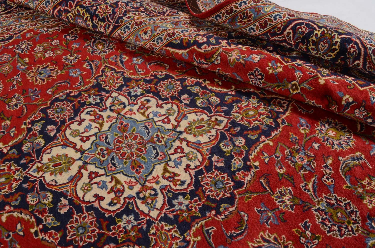 Tapis persan - Keshan - 349 x 239 cm - rouge