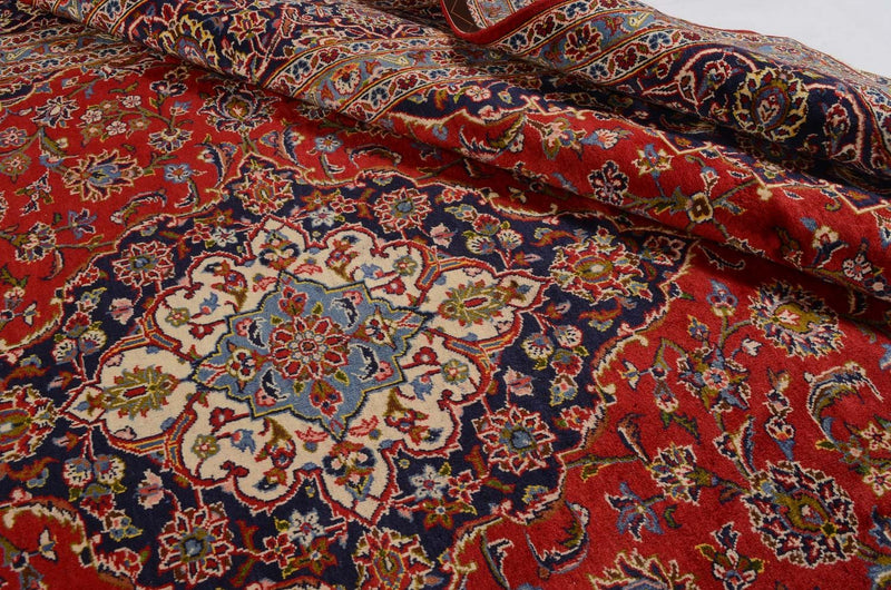 Tapis persan - Keshan - 349 x 239 cm - rouge