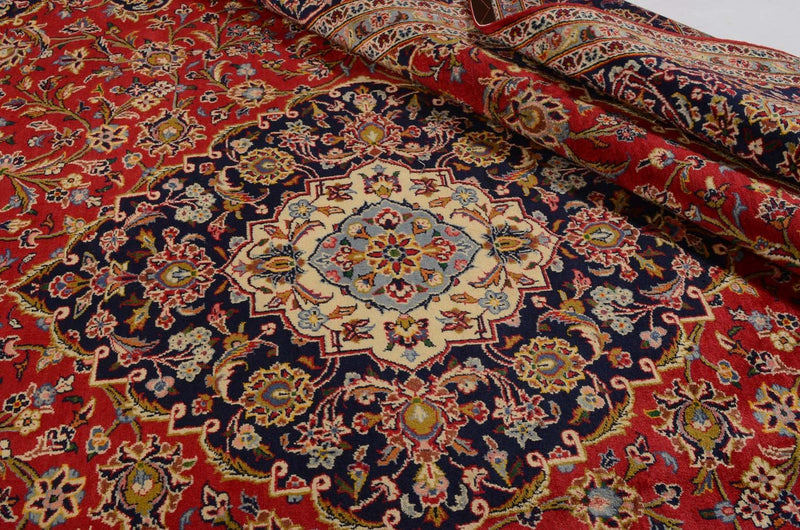 Tapis persan - Keshan - 345 x 254 cm - rouge
