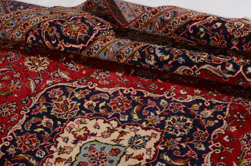 Tapis persan - Keshan - 363 x 247 cm - rouge