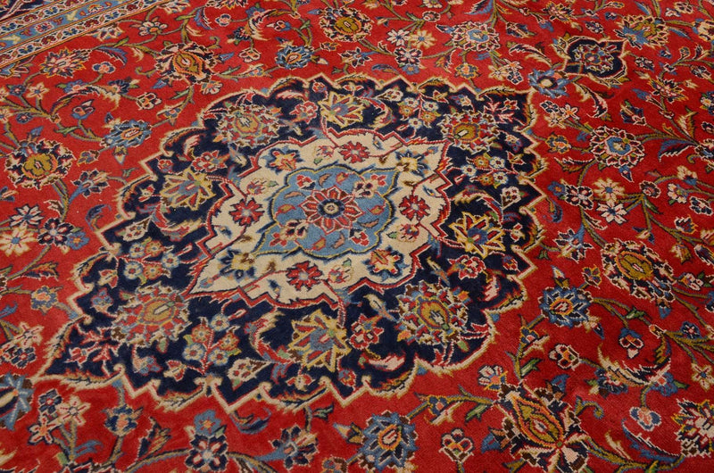 Tapis persan - Keshan - 350 x 242 cm - rouge