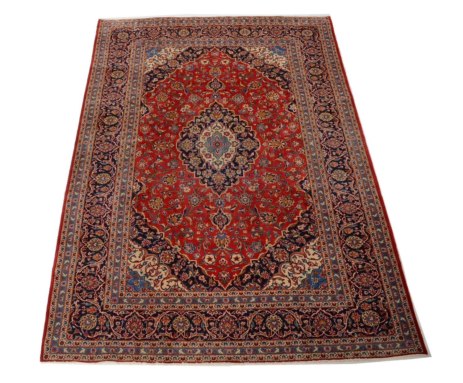 Tapis persan - Keshan - 350 x 242 cm - rouge