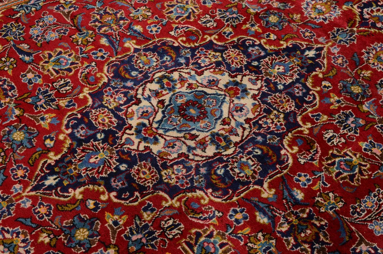 Tapis persan - Keshan - 305 x 198 cm - rouge