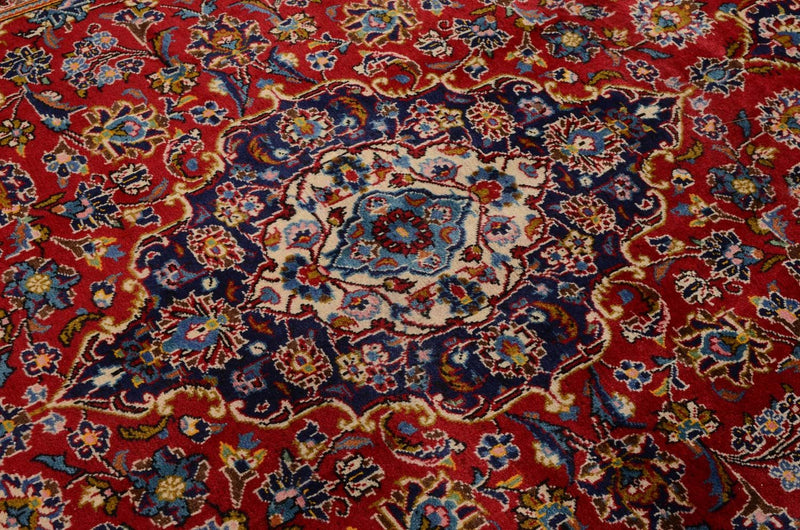 Tapis persan - Keshan - 305 x 198 cm - rouge