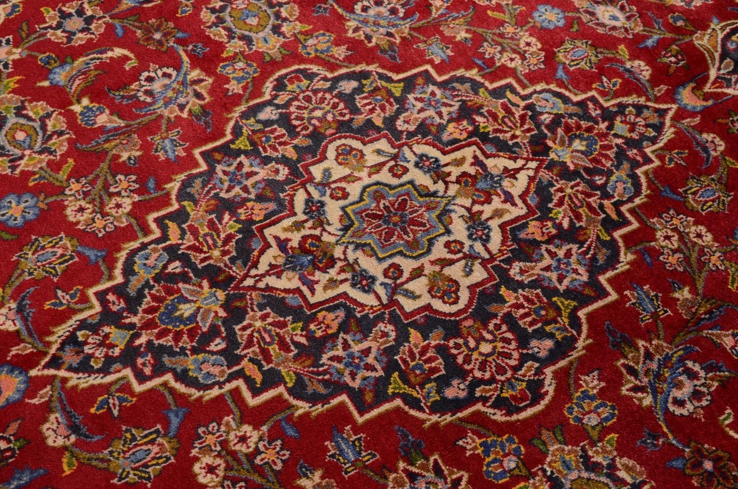 Tapis persan - Keshan - 300 x 199 cm - rouge