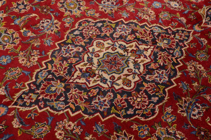 Tapis persan - Keshan - 300 x 199 cm - rouge