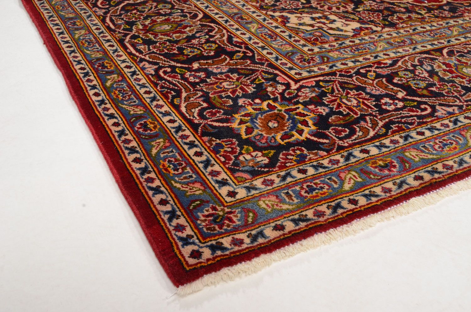 Tapis persan - Keshan - 300 x 199 cm - rouge