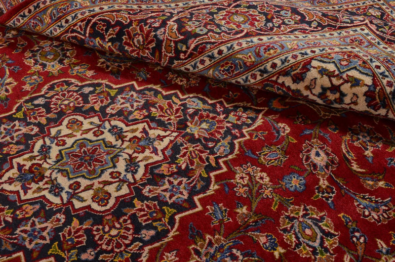 Tapis persan - Keshan - 300 x 199 cm - rouge