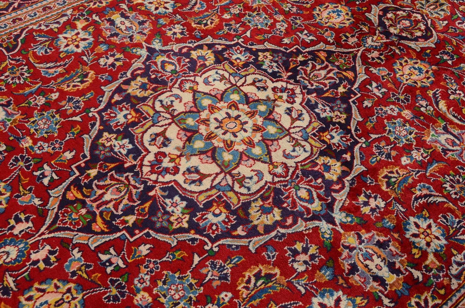 Tapis persan - Keshan - 297 x 200 cm - rouge